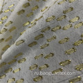 Практический Lurex Pure Polyester jacquard тканый текстиль